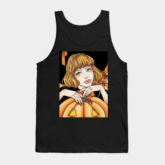 Pumpkin Queen Tank Top by bukkbianka